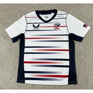USA Rugby Jersey Mens Extra Large White Castore Training Shirt 2022-23 Home XL